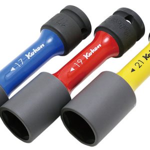 jeu de 3 douilles a chocs speciales demontage et montage des roues