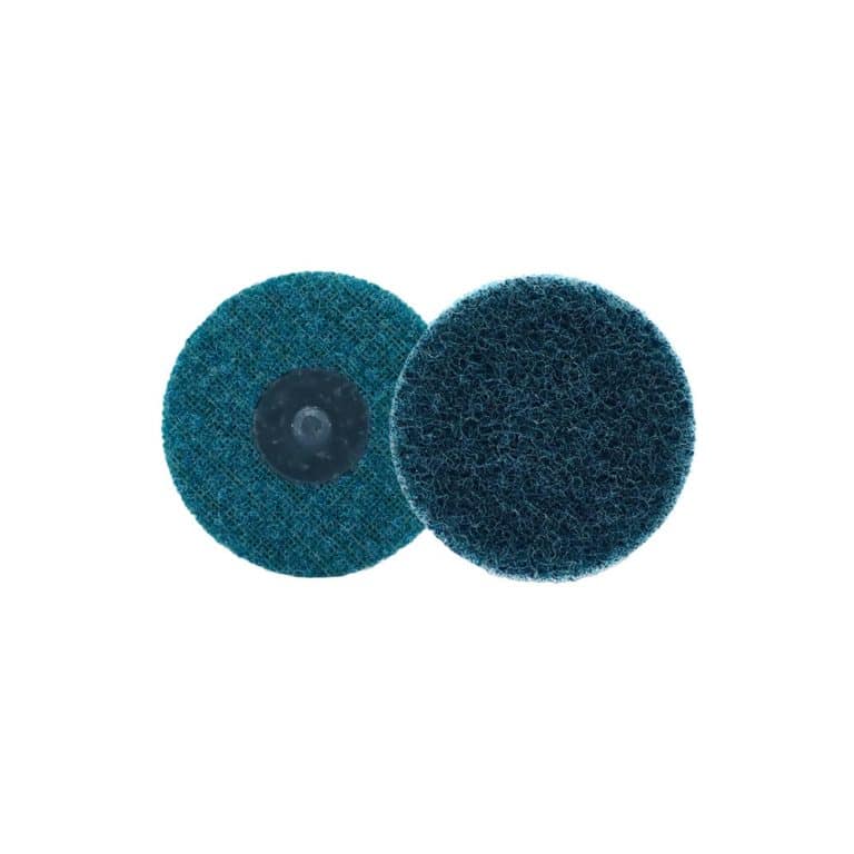 disque abrasif scotch brite roloc Ø50mm ou 75mm grain très fin bleu