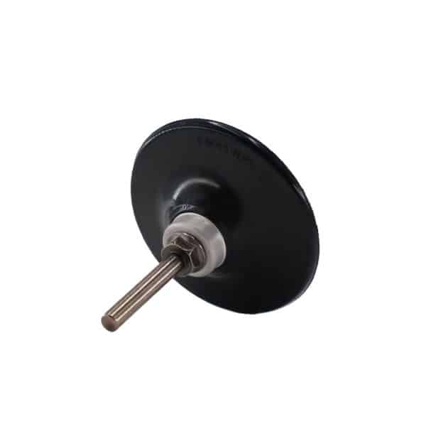 plateau support disque roloc Ø75 mm avec tige 6 mm
