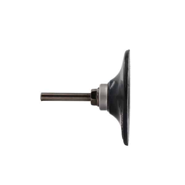 plateau support disque roloc Ø75 mm avec tige 6 mm