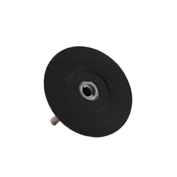 plateau support disque roloc Ø75 mm avec tige 6 mm