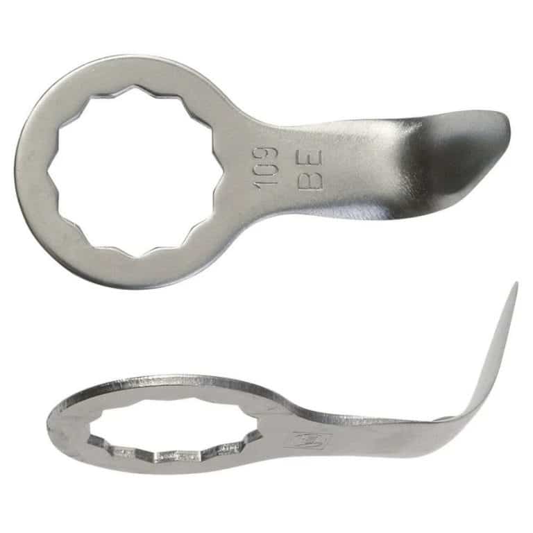 lame couteau pare brise droite courbe longueur coupe 35mm pack de 2