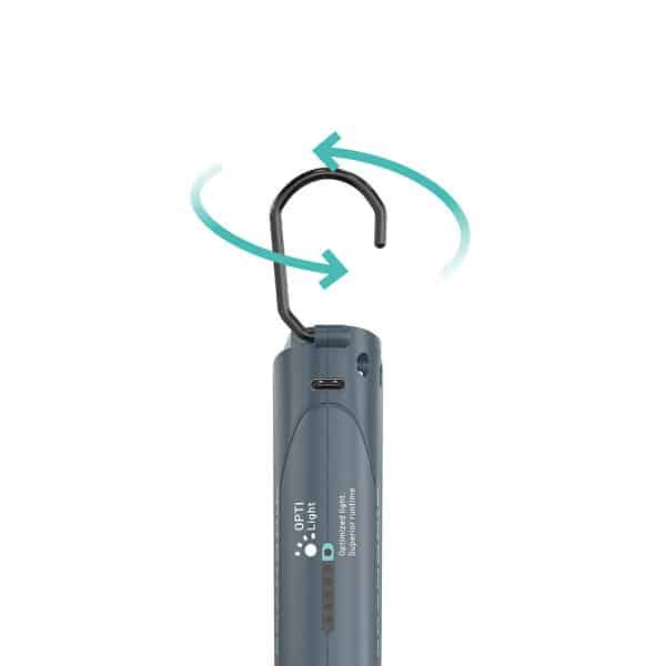 lampe d'inspection slim 500 lumens 3 en 1 rechargeable