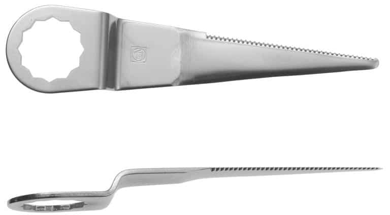 lame couteau pare brise droite en z dentée longueur coupe 60mm pack de 2