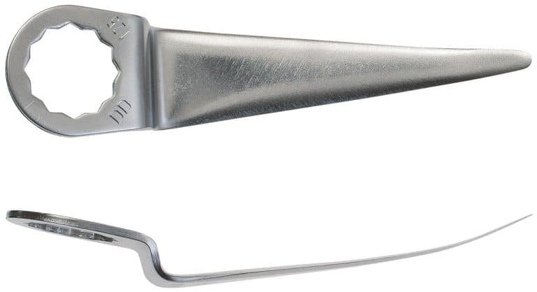 lame couteau pare brise droite recourbée en z 120mm longueur de coupe 70mm pack de 2
