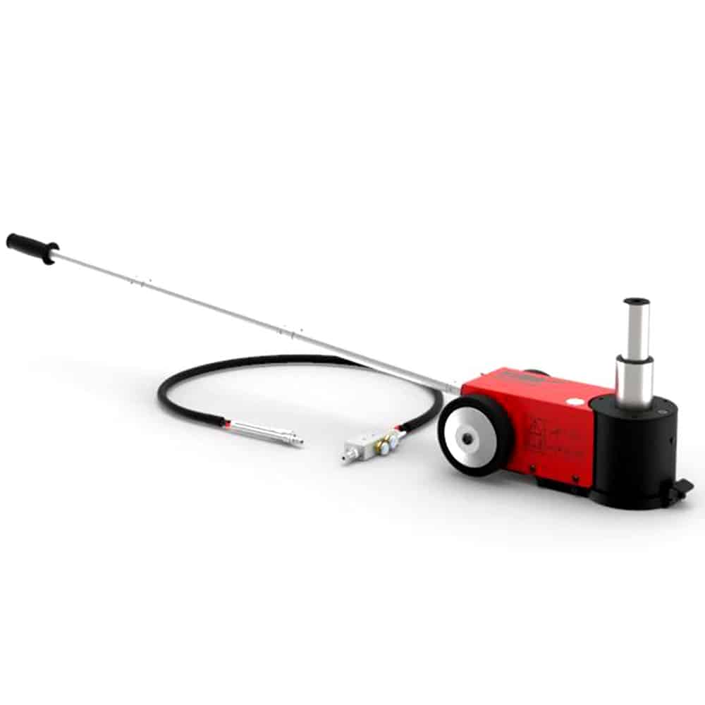 cric oléopneumatique portable 2 vérins 10/20t + 2 rallonges cattini yak214/p