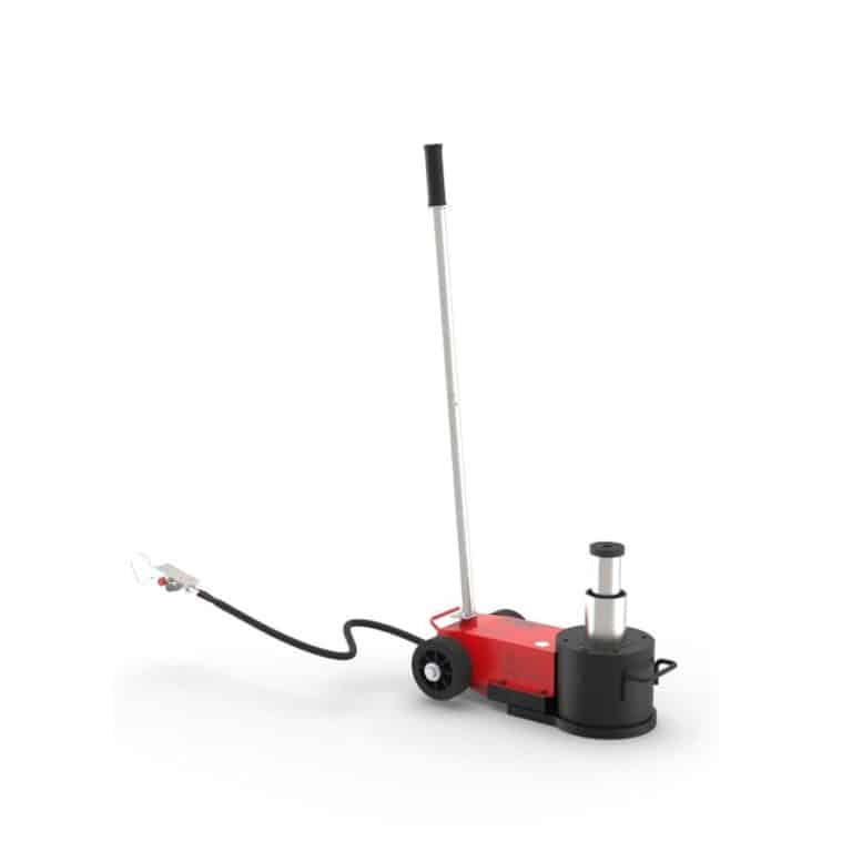 cric portable oléopneumatique à 2 vérins 20/40t + rallonges cattini yak217/p