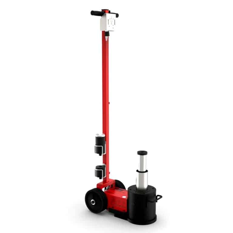 cric hydraulique pneumatique 2 vérins 20/40t + 2 rallonges cattini