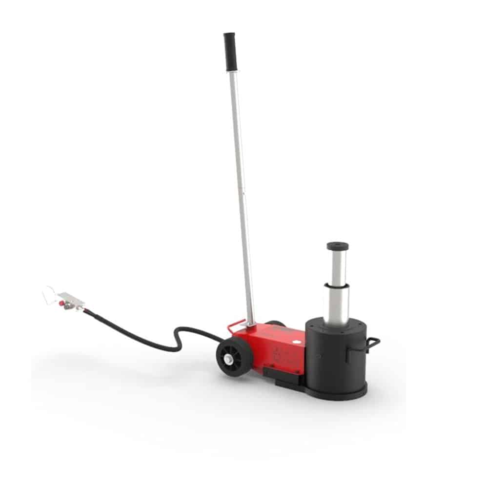 cric oléopneumatique portable double vérins 20/40t + 2 rallonges cattini