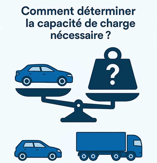determiner la charge pour un cric auto