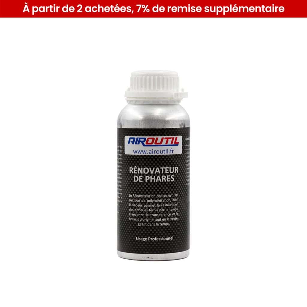 recharge de polymérisation pour rénovation d'optique de phare 600ml