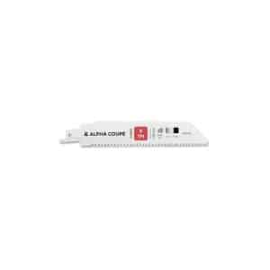 5 lames scie sabre carbure acier 152 mm 8 tpi