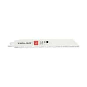 blister de 5 lames scie sabre carbure acier 228 mm 8 tpi