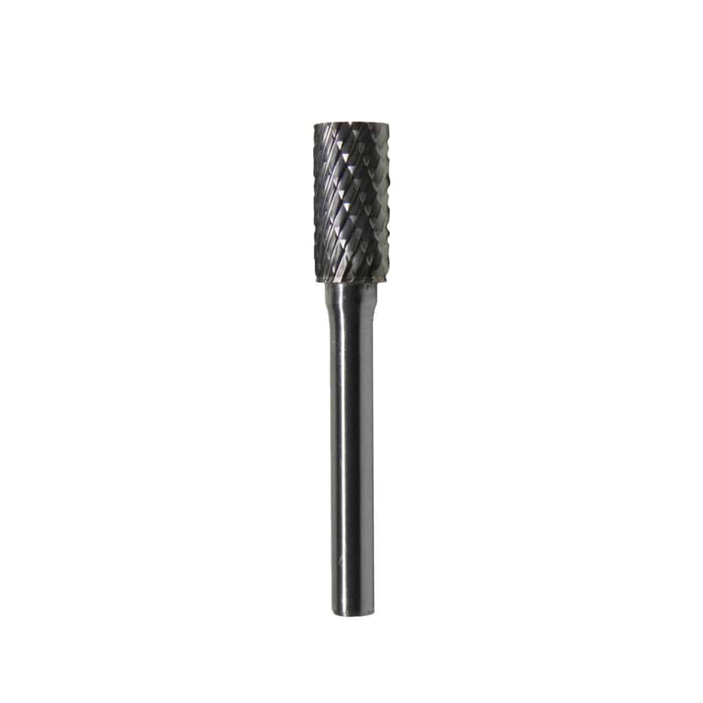 fraise lime carbure croisée 6 mm à tête cylindrique avec coupe en bout 10 x 20