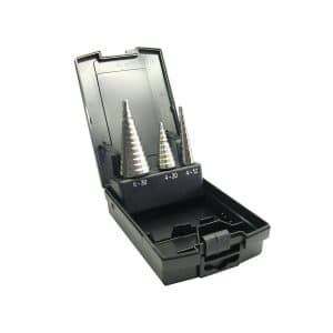 coffret de 3 forets étagés tôle hss goujure droite