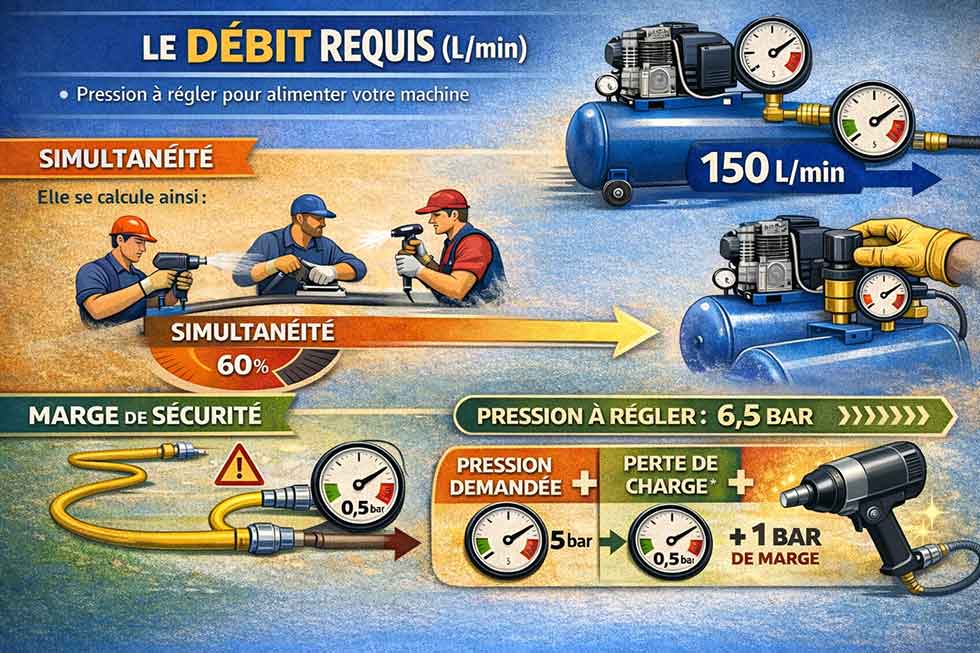 calculateur reseau air