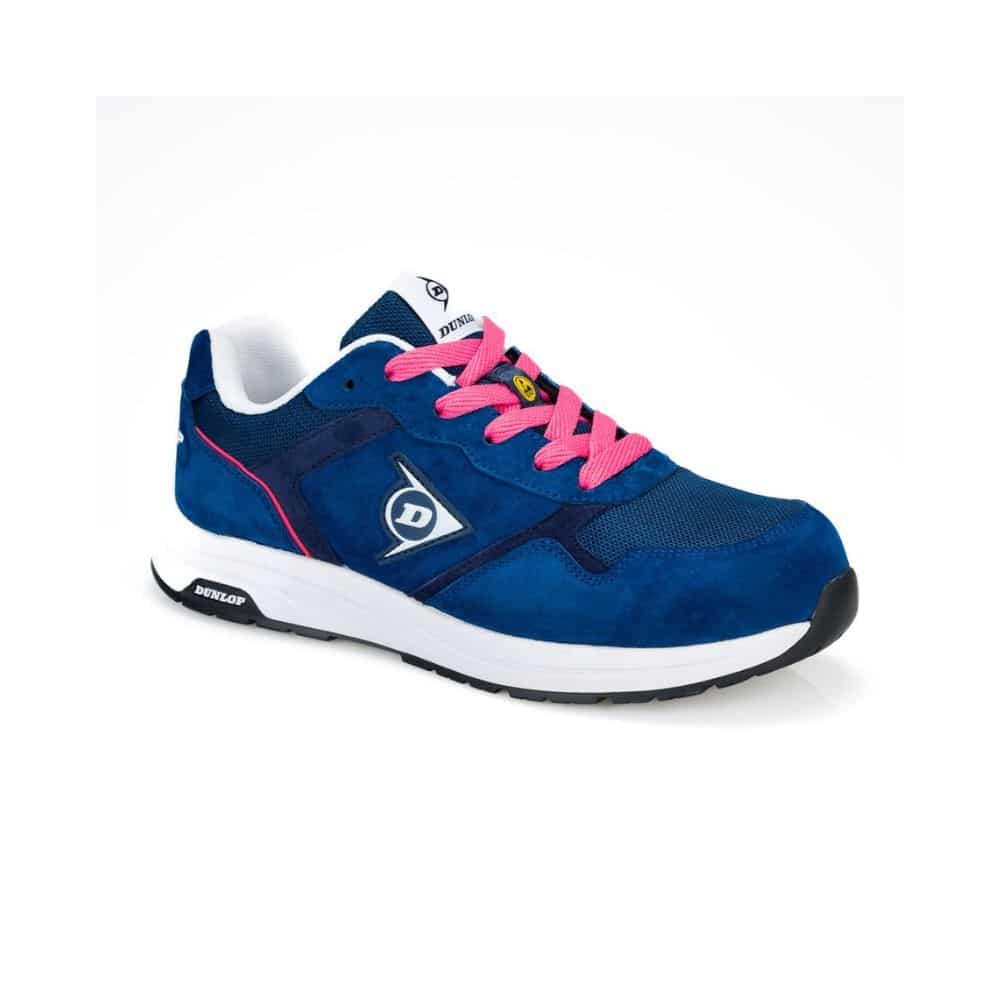 chaussure de sécurité dunlop lady arrow evo blue s3s esd