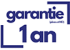 garantie 1 an